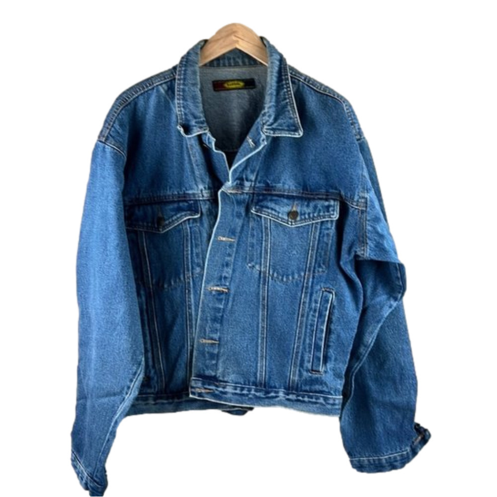 Illegal Oversized Blue Denim Jean Jacket